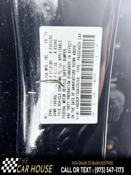 2016 Honda Accord 9th Gen - Image 3 of 12