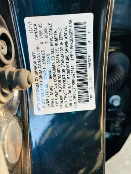 2016 Honda Civic 10th Gen - Image 12 of 12