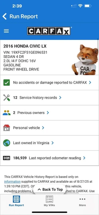 2016 Honda Civic 10th Gen - Image 3 of 14