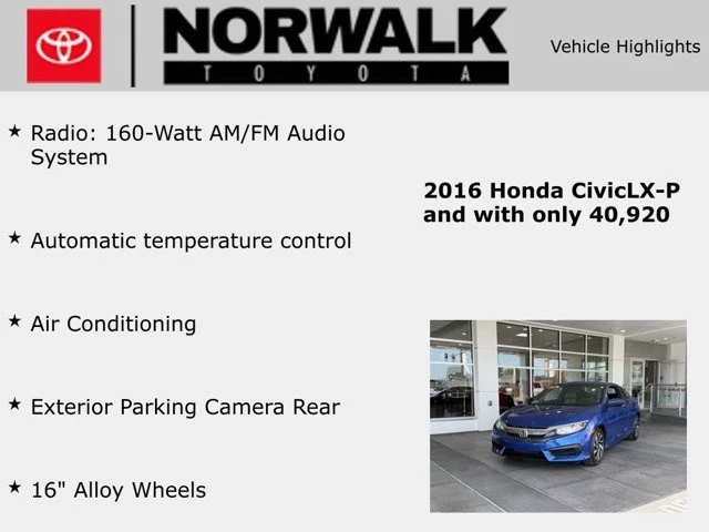 2016 Honda Civic 10th Gen - Image 10 of 31