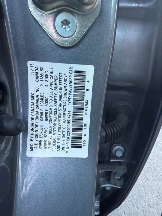 2016 Honda Civic 10th Gen - Image 8 of 14