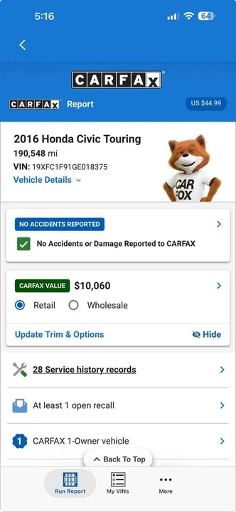 2016 Honda Civic 10th Gen - Image 20 of 20