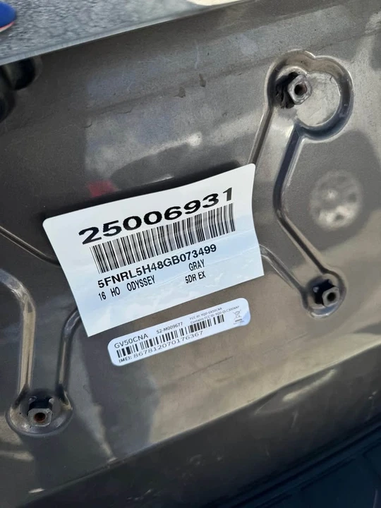 2016 Honda Odyssey - Image 7 of 7