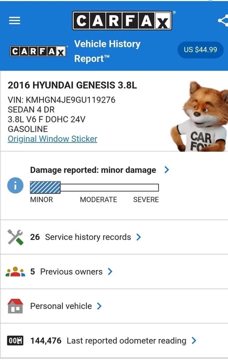 2016 Hyundai Genesis - Image 3 of 20