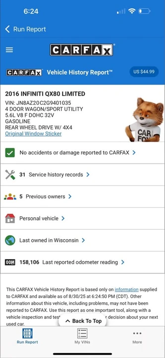 2016 Infiniti QX80 - Image 15 of 15