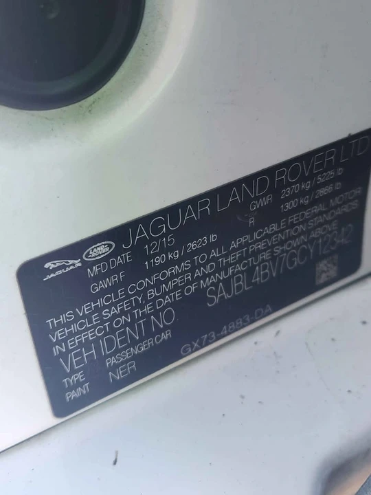 2016 Jaguar X260 XF - Image 11 of 11