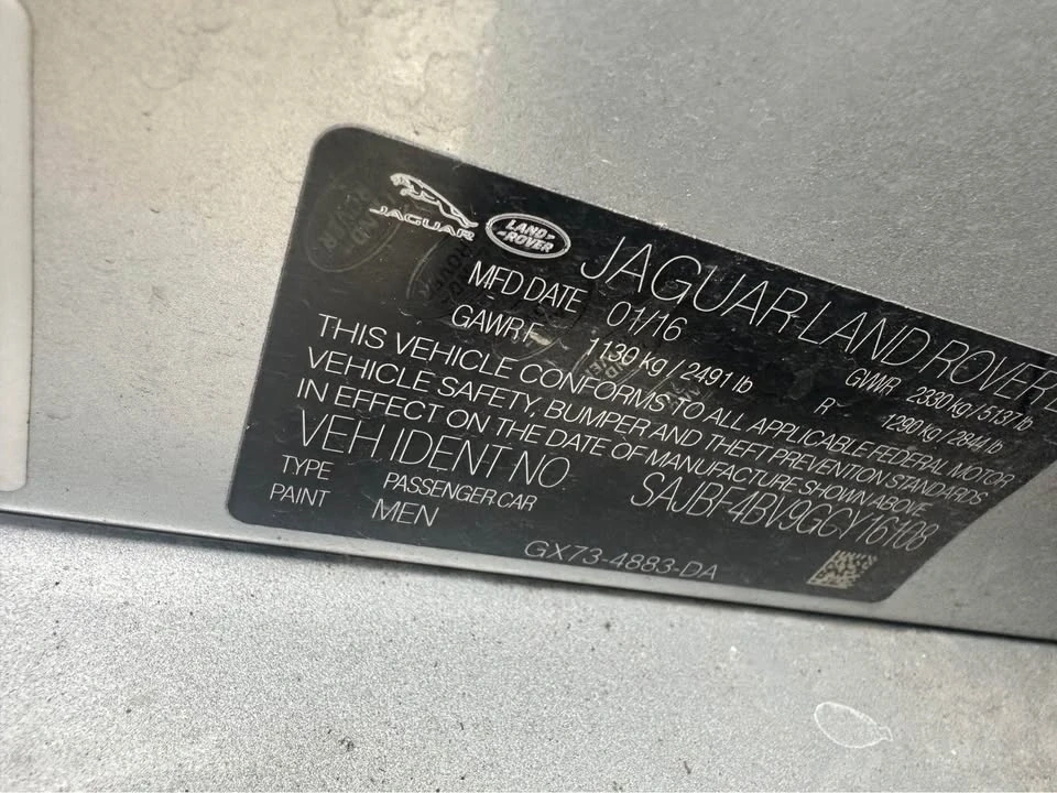 2016 Jaguar X260 XF - Image 2 of 11