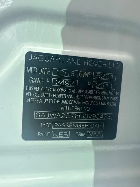 2016 Jaguar X351 XJ - Image 18 of 18