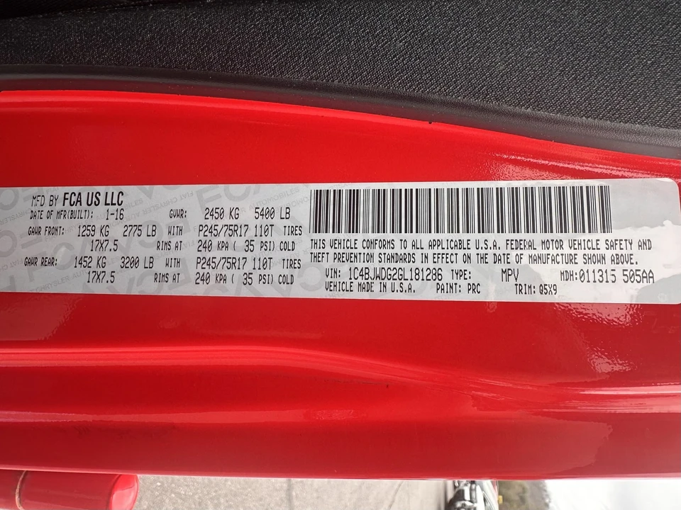 2016 Jeep - Image 28 of 28
