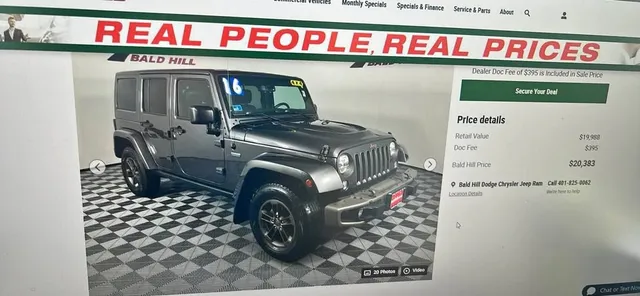 2016 Jeep Wrangler Unlimited Sahara