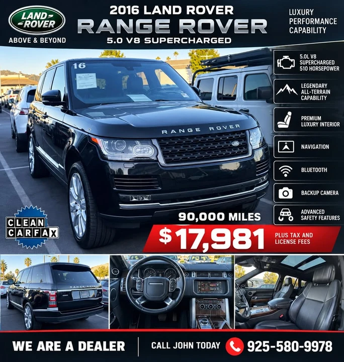 2016 Land Rover Range Rover L405 - Image 2 of 12