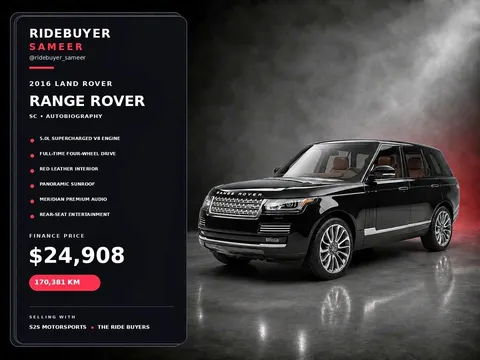 2016 Land Rover Range Rover Autobiography