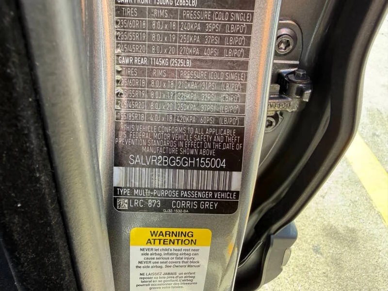 2016 Land Rover Range Rover L405 - Image 7 of 7