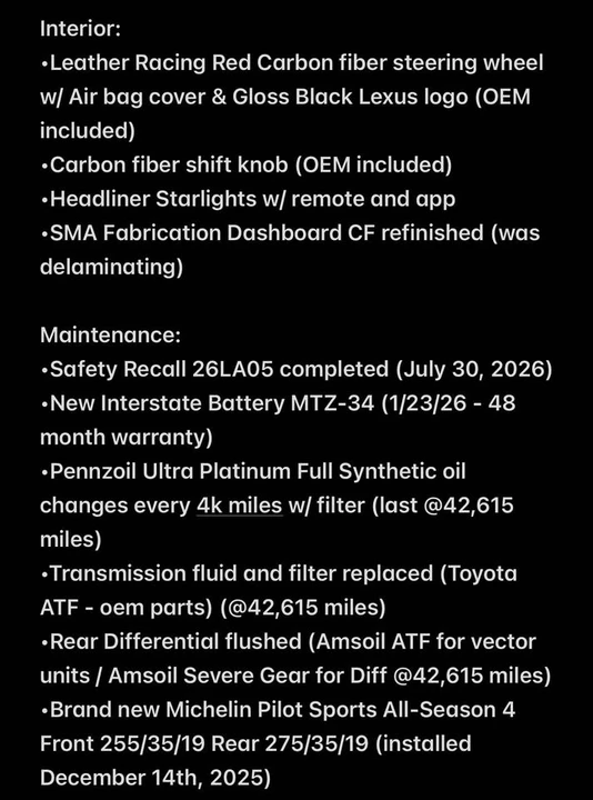 2016 Lexus GS F 4th Gen - Image 19 of 20