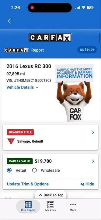 2016 Lexus RC - Image 20 of 20