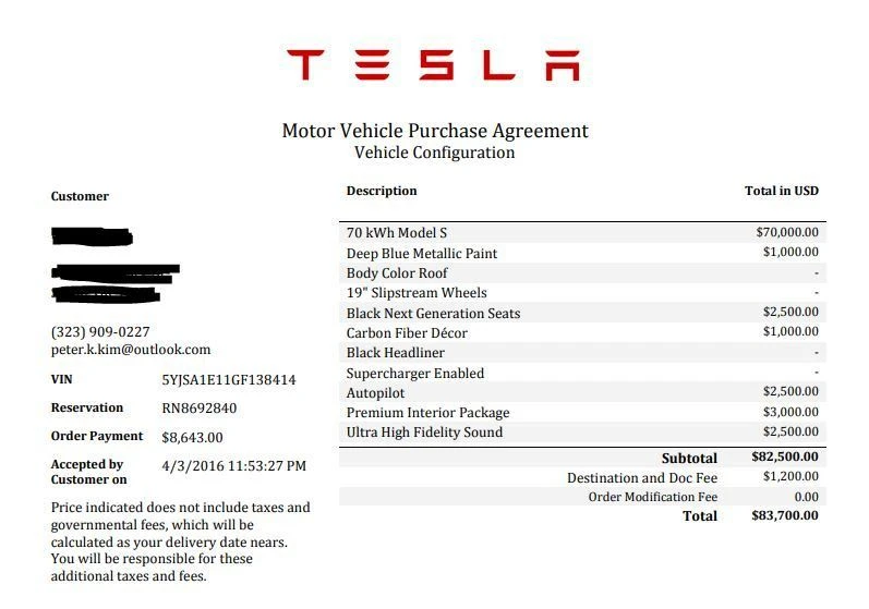 2016 Tesla Model S - Image 2 of 5