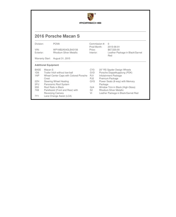 2016 Porsche Macan S - Image 15 of 24