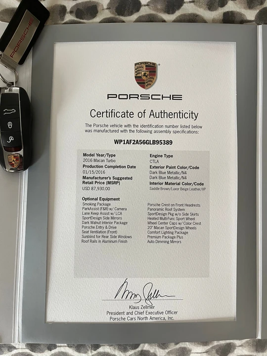 2016 Porsche Macan Turbo - Image 13 of 13