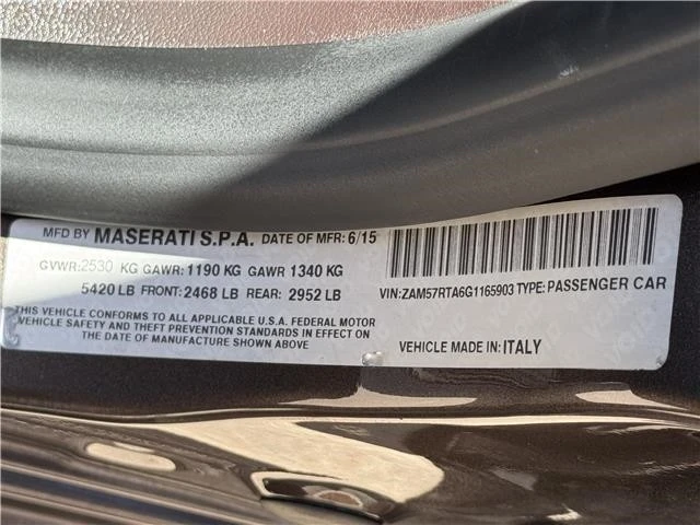 2016 Maserati Ghibli 3rd Gen - Image 23 of 31