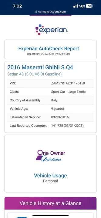 2016 Maserati Ghibli 3rd Gen - Image 16 of 16