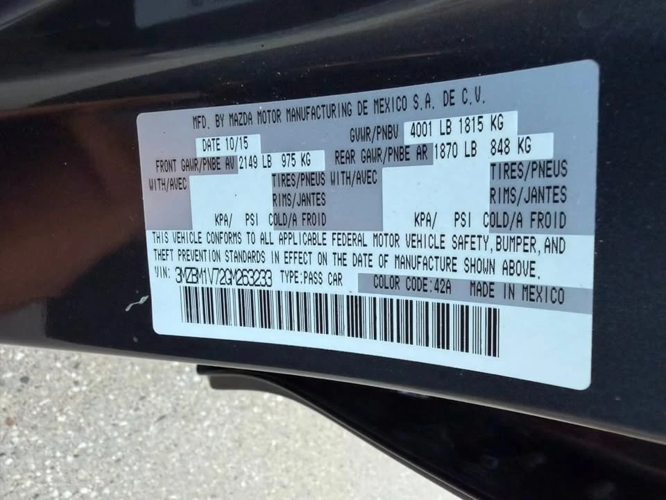 2016 Mazda Mazda 3 3rd Gen - Image 19 of 20