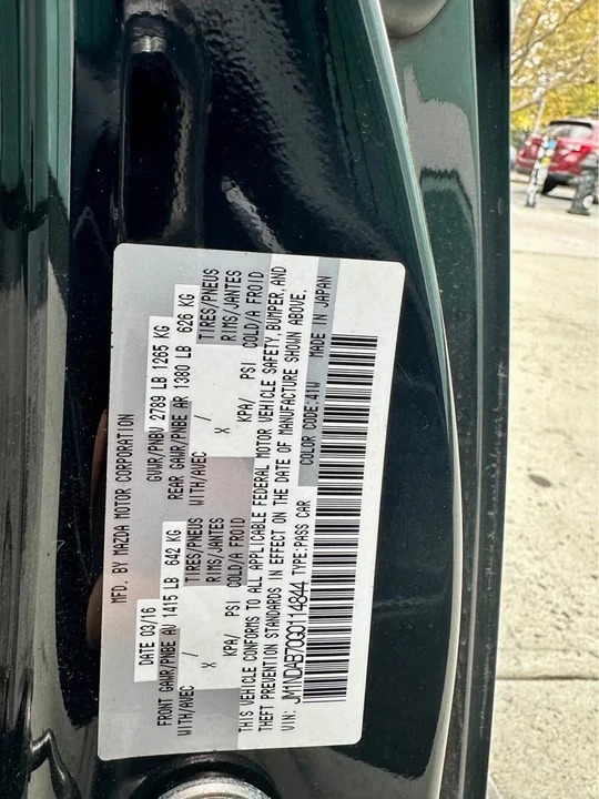 2016 Mazda ND MX-5 Miata - Image 6 of 6
