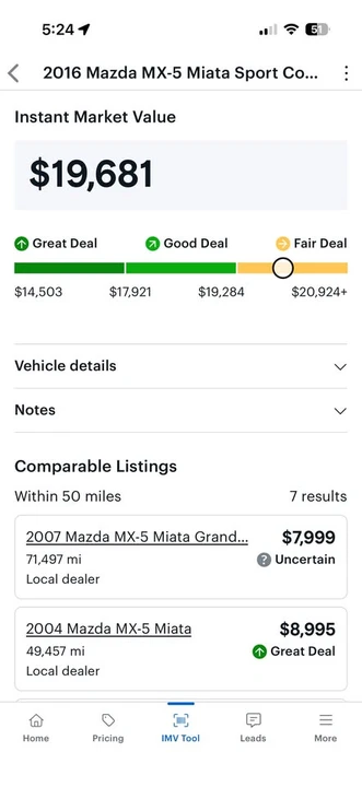 2016 Mazda ND MX-5 Miata - Image 15 of 18