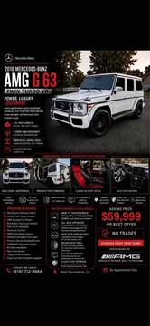 2016 Mercedes-Benz Mercedes-AMG G-Class G 63 AMG Sport Utility 4D