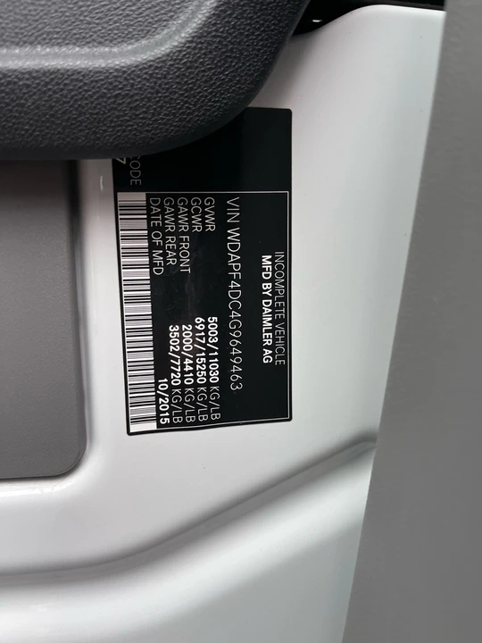 2016 Mercedes-Benz NCV3 Sprinter - Image 15 of 21