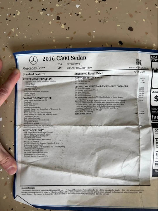 2016 Mercedes-Benz W205 C-Class - Image 20 of 20