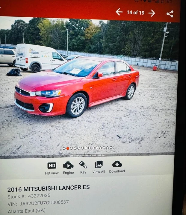 2016 Mitsubishi Lancer 10th Gen - Image 2 of 12