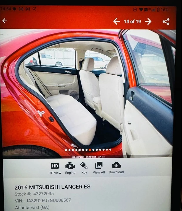2016 Mitsubishi Lancer 10th Gen - Image 8 of 12