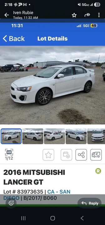 2016 Mitsubishi Lancer 10th Gen - Image 11 of 11