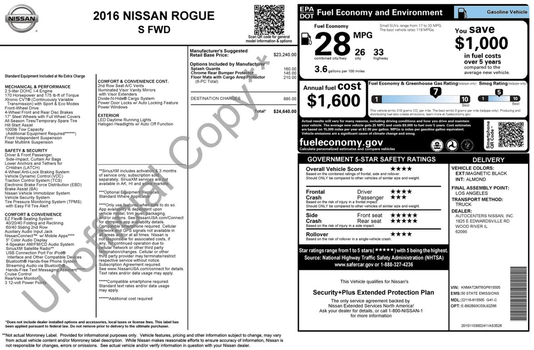2016 Nissan Rogue - Image 22 of 22