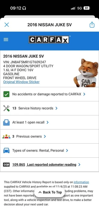2016 Nissan Juke - Image 9 of 14