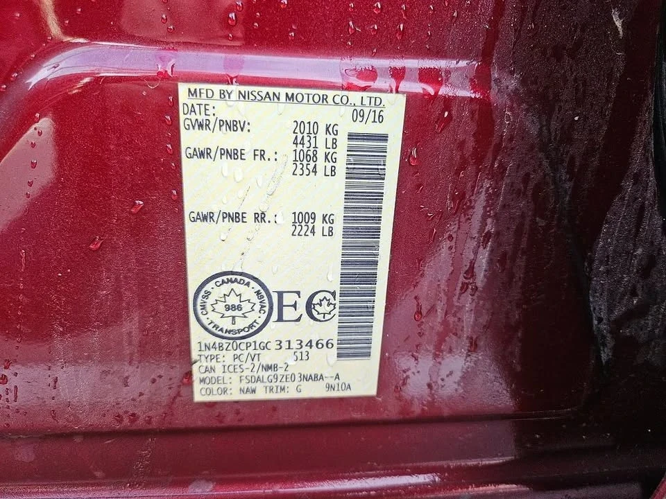2016 Nissan Leaf - Image 19 of 19