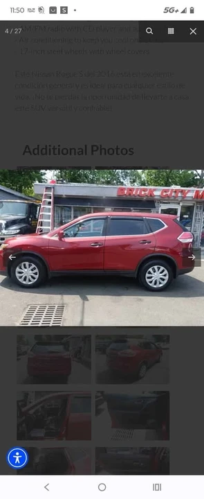 2016 Nissan Rogue - Image 2 of 4
