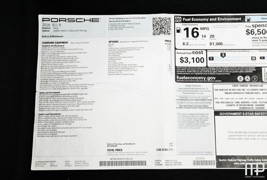 2016 Porsche 991 R - Image 21 of 21