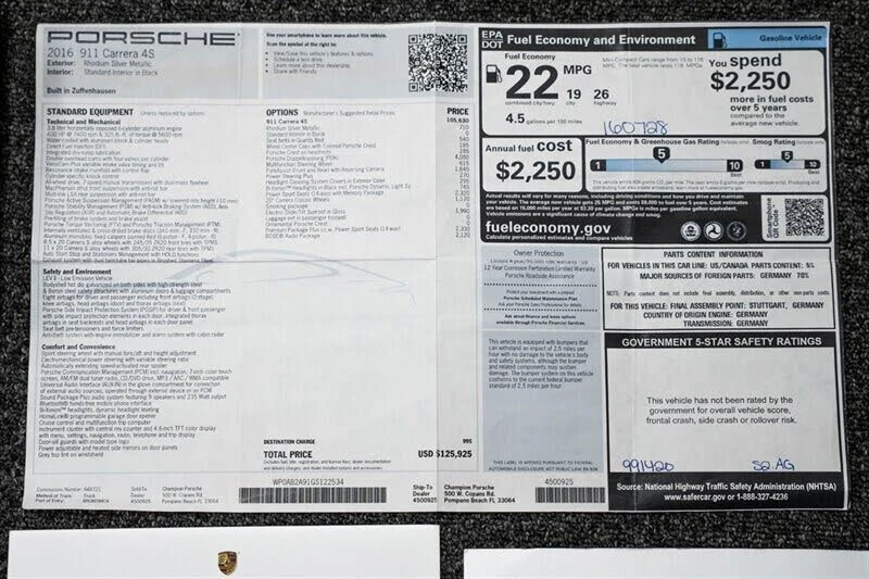 2016 Porsche 991 Carrera 4S - Image 29 of 31
