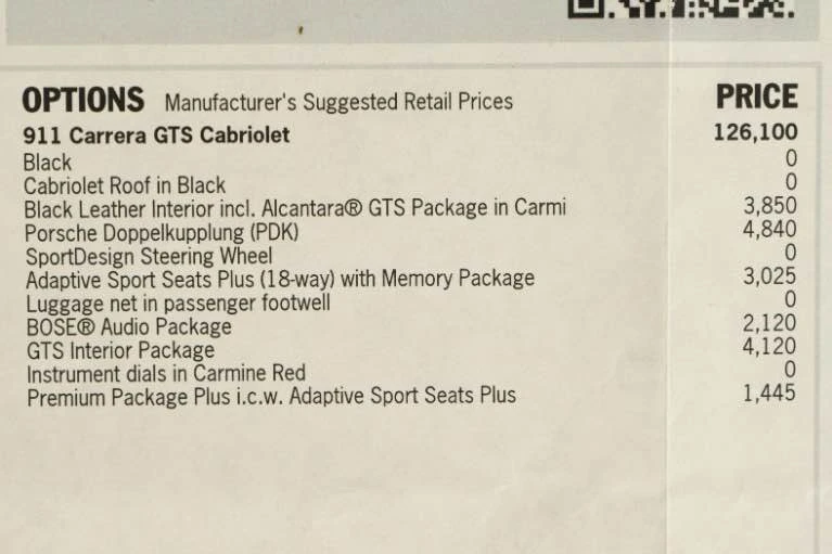 2016 Porsche 991 Carrera GTS - Image 12 of 12