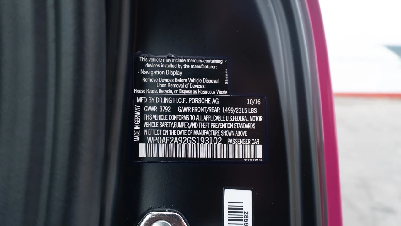 2016 Porsche 991 GT3 RS - Image 20 of 31