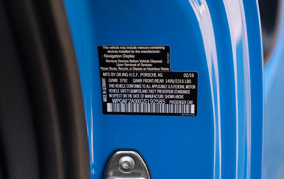 2016 Porsche 991 GT3 RS - Image 24 of 29
