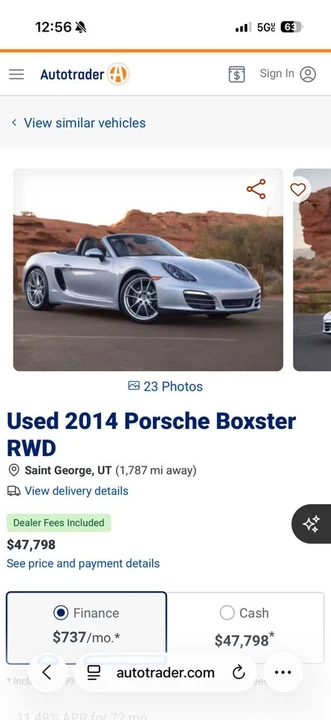 2016 Porsche 981 Boxster - Image 7 of 8