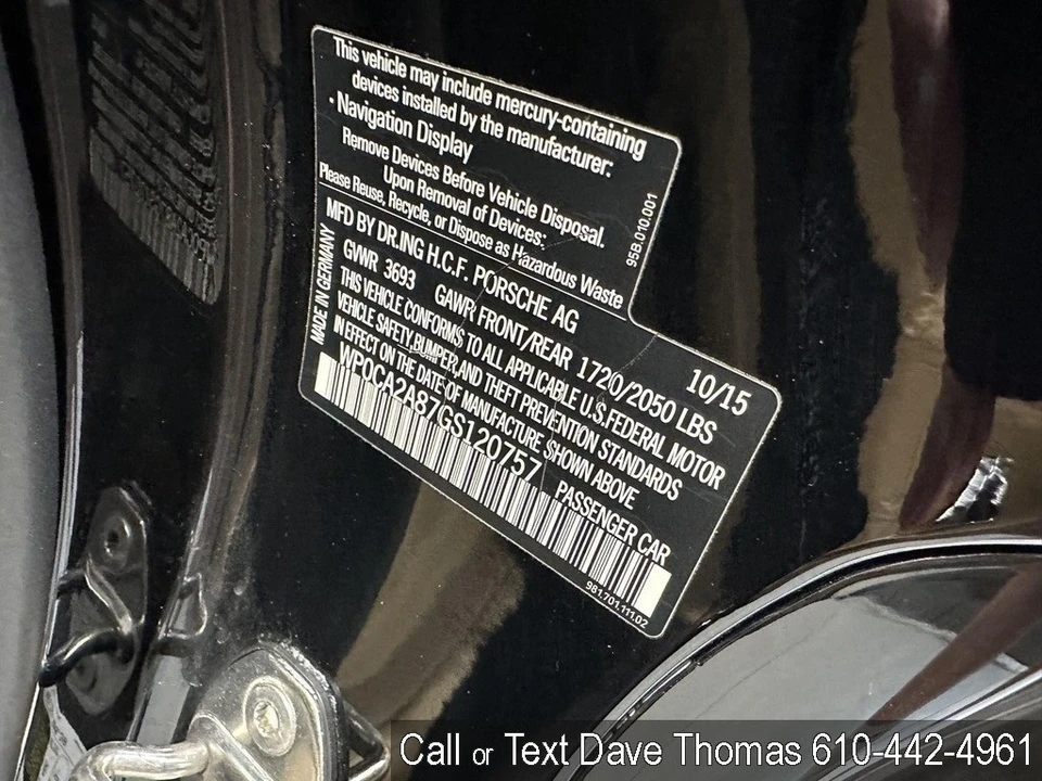 2016 Porsche 981 Boxster - Image 17 of 21
