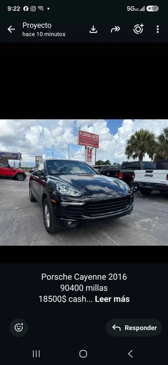 2016 Porsche 958 Cayenne - Image 2 of 2