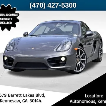 2016 Porsche Cayman Black Edition