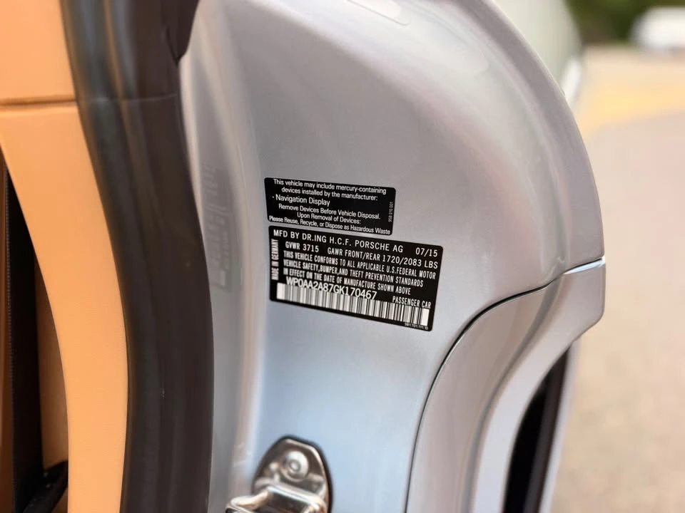 2016 Porsche 981 Cayman - Image 17 of 20