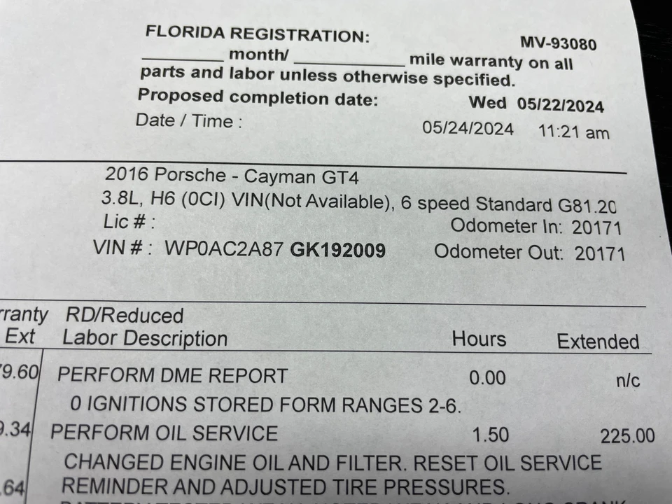 2016 Porsche 981 Cayman GT4 - Image 18 of 18