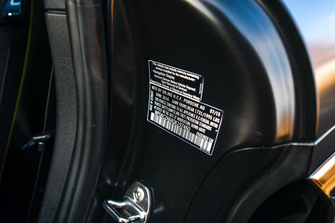 2016 Porsche 981 Cayman GT4 - Image 15 of 16