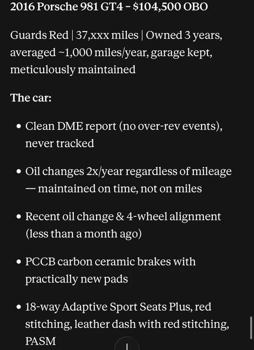 2016 Porsche 981 Cayman GT4 - Image 18 of 20